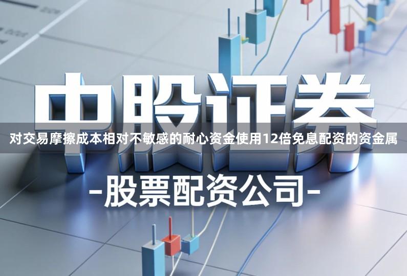 对交易摩擦成本相对不敏感的耐心资金使用12倍免息配资的资金属