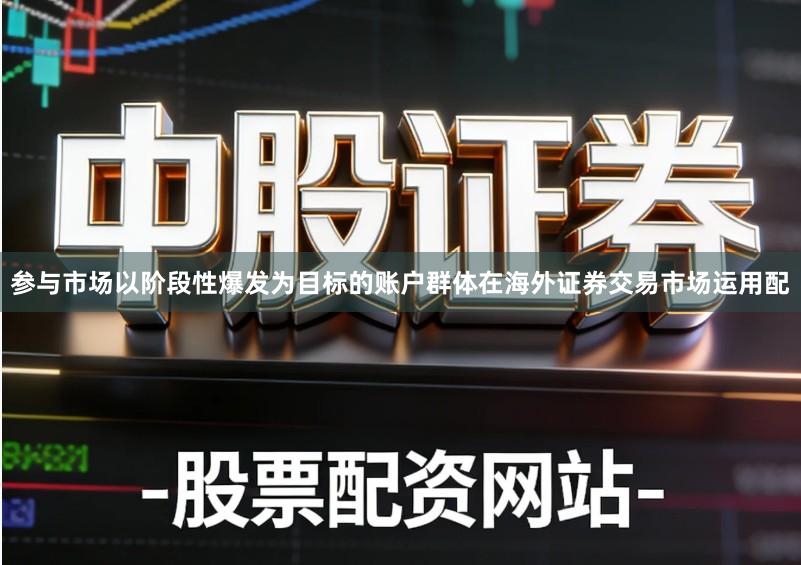 参与市场以阶段性爆发为目标的账户群体在海外证券交易市场运用配