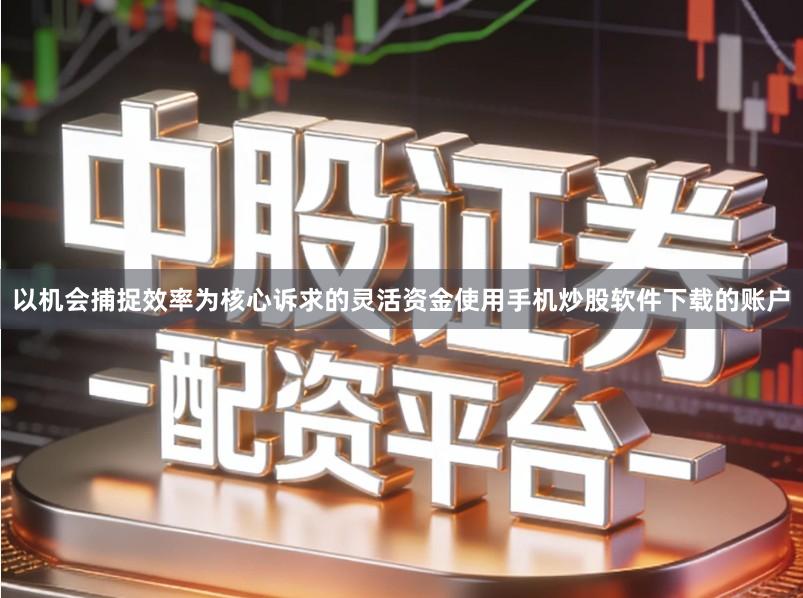 以机会捕捉效率为核心诉求的灵活资金使用手机炒股软件下载的账户