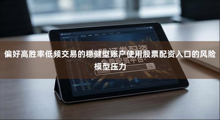 偏好高胜率低频交易的稳健型账户使用股票配资入口的风险模型压力